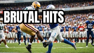 Hardest Football Hits Ever [upl. by Anse]