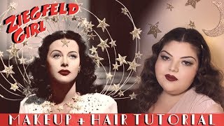 Playing Dress Up  Ziegfeld Girl 1941 Hedy LaMarr Makeup  Hair 🎬✨ [upl. by Guidotti]