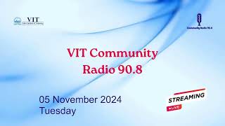 VIT COMMUNITY RADIO LIVE [upl. by Manara511]