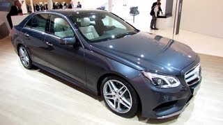 2014 MercedesBenz E350 Bluetec  Exterior and Interior Walkaround 2013 Frankfurt Motor Show [upl. by Eerahs]