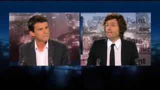 BFMTV 2012  linterview de Manuel Valls par Le Point [upl. by Anec]