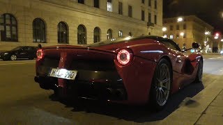 Supercars of Munich Laferrari Laferrari Aperta Mansory Siracusa 4XX 63 [upl. by Swirsky500]