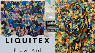 Simple way to make beautiful art using Liquitex Flow Aid [upl. by Elylrac]