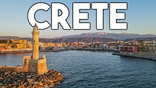 Crete  Drone 4K [upl. by Yreffeg]