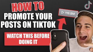 How To Promote Your Posts on TikTok WATCH THIS BEFORE DOING IT [upl. by Amalia]