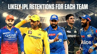 IPL2025Auction Which players are the teams likely to retain [upl. by Thaine]