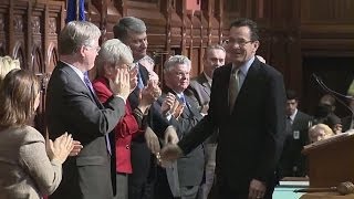 Malloy says Conn is seeing real progress [upl. by Ermengarde]