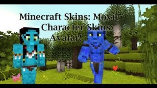 Minecraft Skins Movie Character Skins  Avatar [upl. by Yorgos]