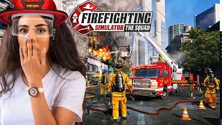 I BECAME A FIREFIGHTER 🔥 FULL GAMEPLAY IN ANDROID [upl. by Aicitel]