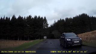 Kielder Forest Driving  through Scottish border to Saughtree [upl. by Ahgiel82]