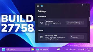 New Windows 11 Build 27758 – New File Explorer Feature Task Manager Mica Design and Fixes Canary [upl. by Nerok89]