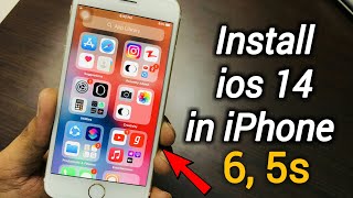 How to Update iPhone 6 on ios 14  How to Install ios 14 Update on iphone 6 and 5s🔥🔥 [upl. by Ellery845]