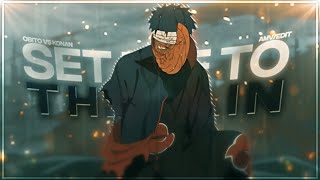 Obito Vs Konan  Set Fire To The Rain EditAMV [upl. by Mitchell]