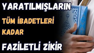 Yaratılmışların Tüm İbadetleri Kadar Faziletli Zikir  Volkan Aksoy [upl. by Matlick527]