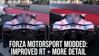 Forza Motorsport Modded  Enhanced Ray Tracing Extra Detail  Graphics Analysis [upl. by Akeret580]