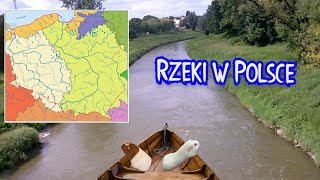 Rzeki w Polsce Ich źródła ujścia dorzecza i zlewiska geografia  lekcja dla klasy 7 [upl. by Eetnahs]