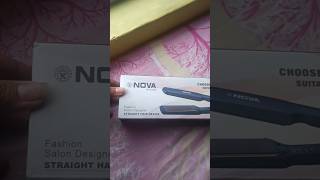 NOVA Temperature Control Professional NHS 860 Hair straightener black [upl. by Cosetta]