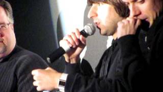 Demetri Martin amp Topher Grace  Take Me Home Tonight Screening in Chicago 272011 [upl. by Florance]