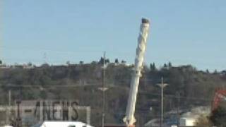 Port Of Tacoma Steam Plant Smoke Stack Demolition [upl. by Gnak667]