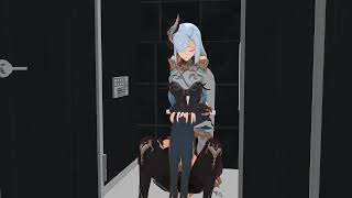 【MMD】requestShenhe farts in the toilet ［girl fart animation］ [upl. by Eelsnia]