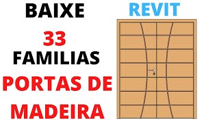 BAIXAR FAMILIAS DE PORTAS REVIT [upl. by Gnak870]