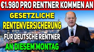 €1980 Gesetzliche Rentenversicherung angekündigt von der Deutschen Rentenversicherung diesen Montag [upl. by Marwin330]