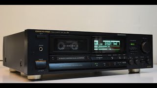 Onkyo Integra TA2550 Обзор кассетной деки [upl. by Amabil]