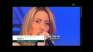 Karoliina Kallio  What If  Euroviisut 2004 [upl. by Ahsienaj]