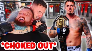 Worlds Strongest Man Vs UFC Champion  Tom Aspinall BAD IDEA ft Eddie Hall [upl. by Fitz]