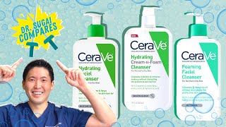 Dr Sugai Compares CeraVe Cleansers [upl. by Piefer799]