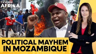 Protests in Mozambique After Ruling Frelimo Candidate Elected New President  Firstpost Africa [upl. by Ailedua112]