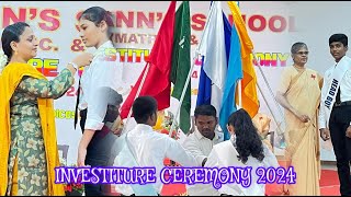 Investiture Ceremony 2024  Merit Day  StAnns Matric School  Panagudi [upl. by Nemad]