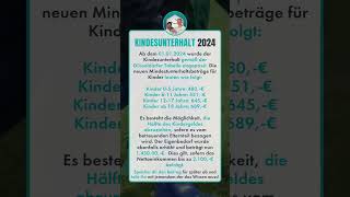 Kindesunterhalt 2024 shorts [upl. by Notyalc]