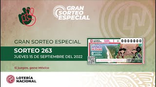 Gran Sorteo Especial No 263 [upl. by Yessak]