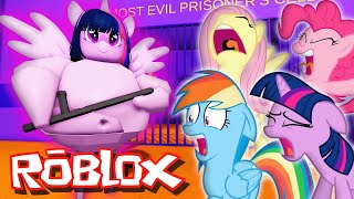 My Little Pony ESCAPE MY LITTLE PONY BARRYS PRISON RUN in Roblox [upl. by Bertina]