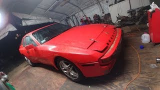 IT STARTS  Porsche 944 18t [upl. by Llecrup]