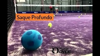 SAQUE PROFUNDO en pádel  VídeoEjemplo [upl. by Medin]