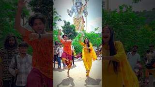 Neelkanth pe chad ke pee gaya ek balti bhang dance trending viralvideo bholenath [upl. by Bostow460]