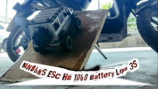 Mn86ks pakai ESC HB 1060 battery lipo 3S [upl. by Earla]