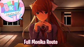 Full Monika RoutePart 4FinalDDLC True Literature Club MOD [upl. by Wun878]