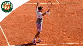 Stan Wawrinka 2015 French Open championship point [upl. by Enrev]