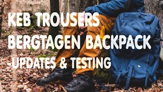 Fjällräven Fjallraven Keb trousers and Bergtagen 38L further testing updates and a BIG FAIL [upl. by Ecirp]