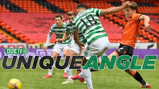 🎥 UNIQUE ANGLE Albian Ajeti scores his first goal with late winner  Dundee United 01 Celtic [upl. by Prevot]