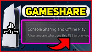 PS5 HOW TO GAMESHARE EASY NEW [upl. by Eichman26]