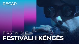 Festivali i Këngës 62 Albania  First Night  RECAP [upl. by Ahsem]