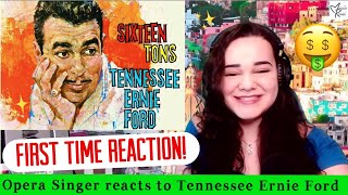 Opera Singer Reacts to Tennessee Ford  Sixteen Tons FIRST TIME REACTION [upl. by Anadroj712]