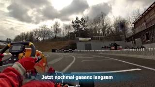 Kartfahren Schaafheim 01032014 [upl. by Acnayb]