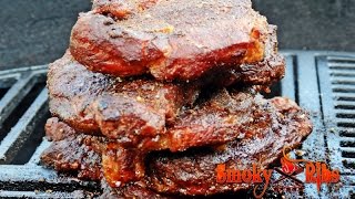 Memphis Style BBQ Pork Steaks Recipe [upl. by Ayoral]