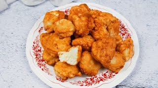 Cauliflower fritters it will take you a few minutes to make a super delicious dish [upl. by Nylirem986]