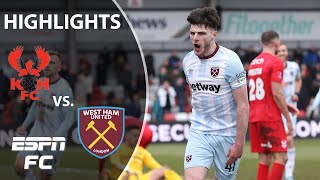 Jarrod Bowns winner completes West Ham comeback vs Kidderminster  FA Cup Highlights  ESPN FC [upl. by Barrow793]